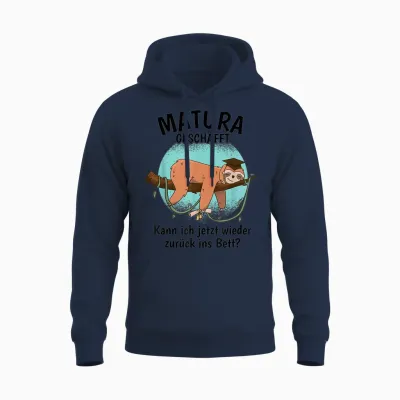 Matura Geschafft 2026 Maturaabschluss Unisex Hoodie - Navy