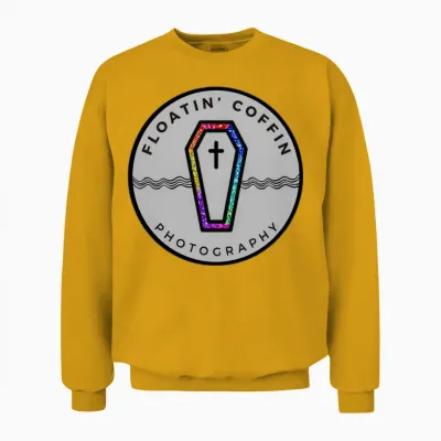 Floatin Coffin Photography Unisex Sweatshirt - Gold
