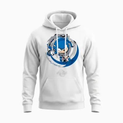 Sonic the Hedgehog : Movie 3 Unisex Hoodie - White