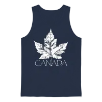 Canada Souvenir Vintage Canada Shirts Unisex Tank Top - Navy – 1