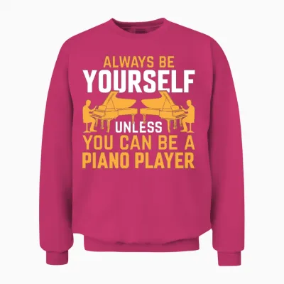 Piano Musician Pianist - Funny Piano Player Unisex Sweatshirt - Heliconia