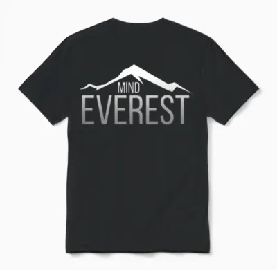 Hiking Mountain Mount Everest Mind Unisex T-Shirt - Black