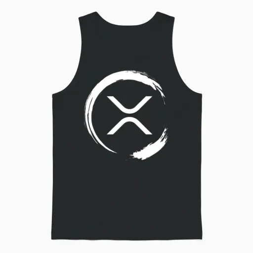 Ripple Xrp to the Moon - Xrp Coin Gift Unisex Tank Top in Black