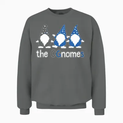 Gnomes the Ogs Funny Unisex Sweatshirt - Graphite Heather