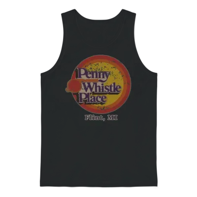 Penny Whistle Place Unisex Tank Top - Black
