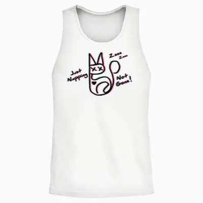 Just Napping Not Gone :for Cat Lovers1 Unisex Tank Top - White