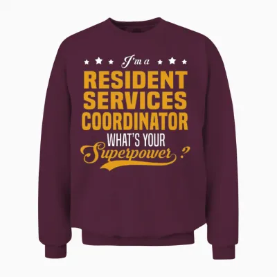 Resident Services Coordinator Unisex Sweatshirt - Maroon