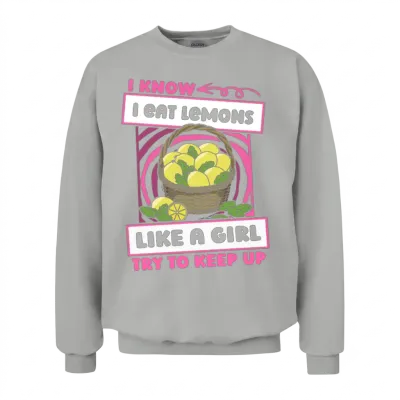 Lemons Funny Unisex Sweatshirt - Ash