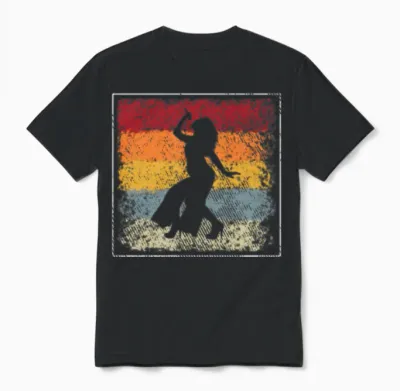 Singer Retro Unisex T-Shirt - Black