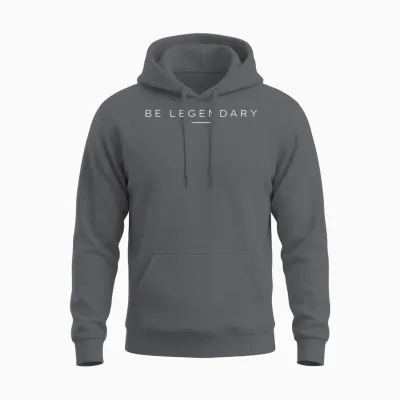 Be Legendary - Cool Basketball Unisex Hoodie - Charcoal