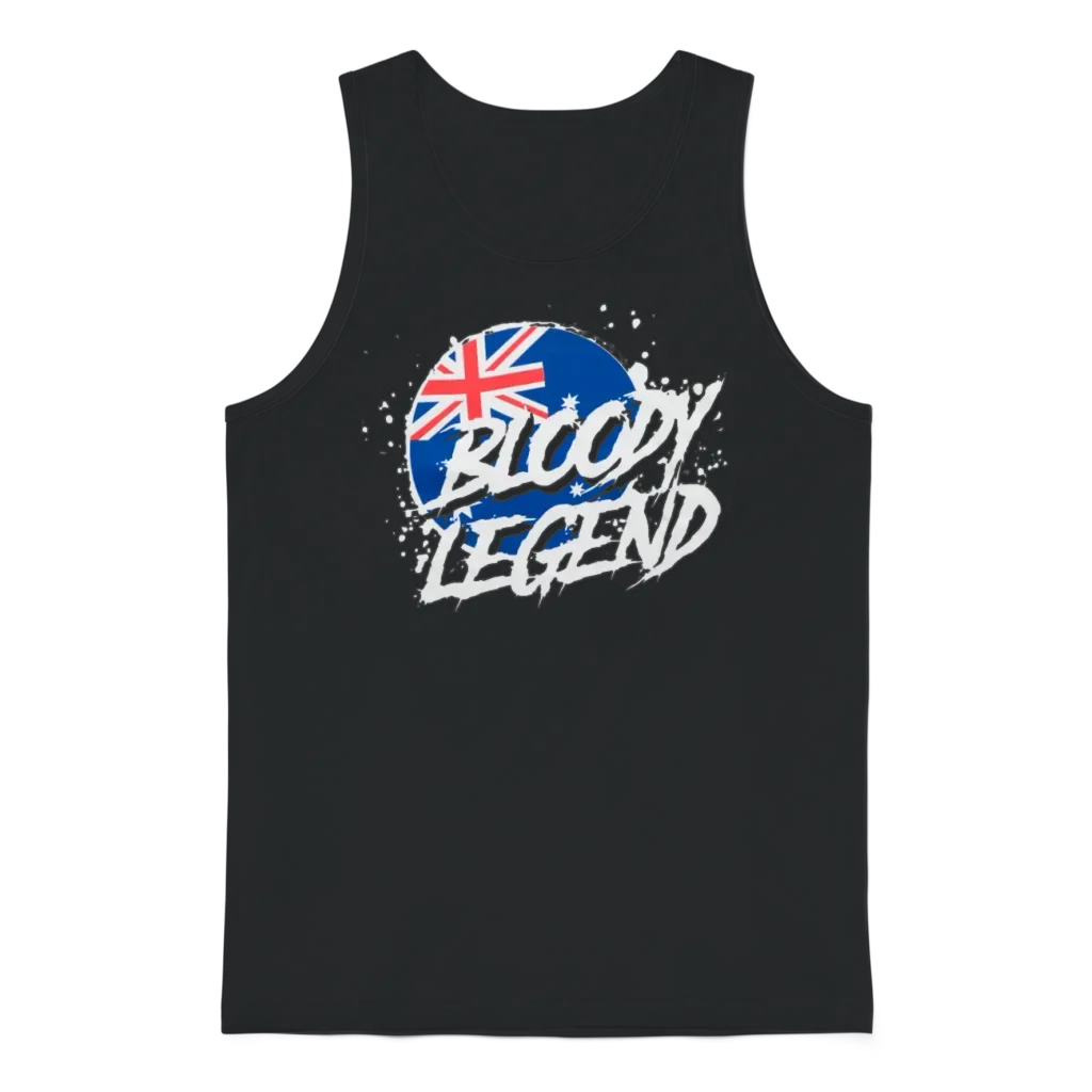 Bloody Legends Australia Unisex Tank Top - Black