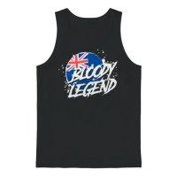 Bloody Legends Australia Unisex Tank Top - Black – 1