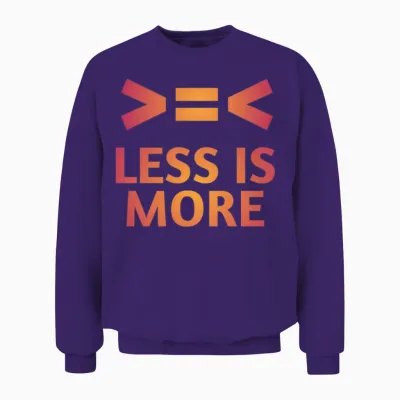 Funny Math Unisex Sweatshirt - Purple