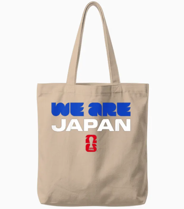 Kids Fifa World Cup26 Qualifier We Are Japan Tote Bags in Natural