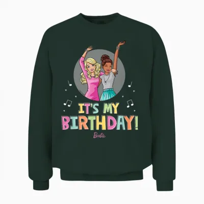 Barbie - Es Ist Mein Geburtstag Unisex Sweatshirt - Forest
