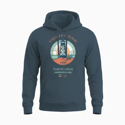 Sarah & Connor - Yatescation 2025 - Lighthouse Unisex Hoodie - Dark Heather