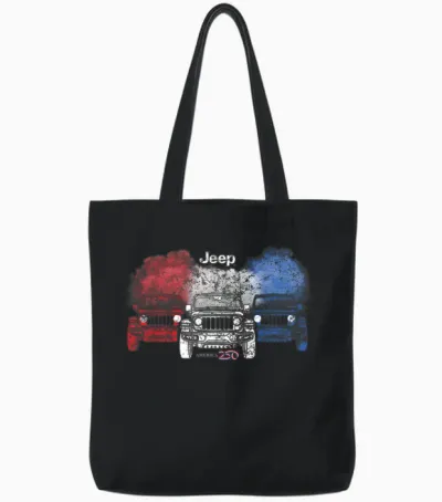 Jeep America250 Anniversary Frontline Official Tote Bags - Black