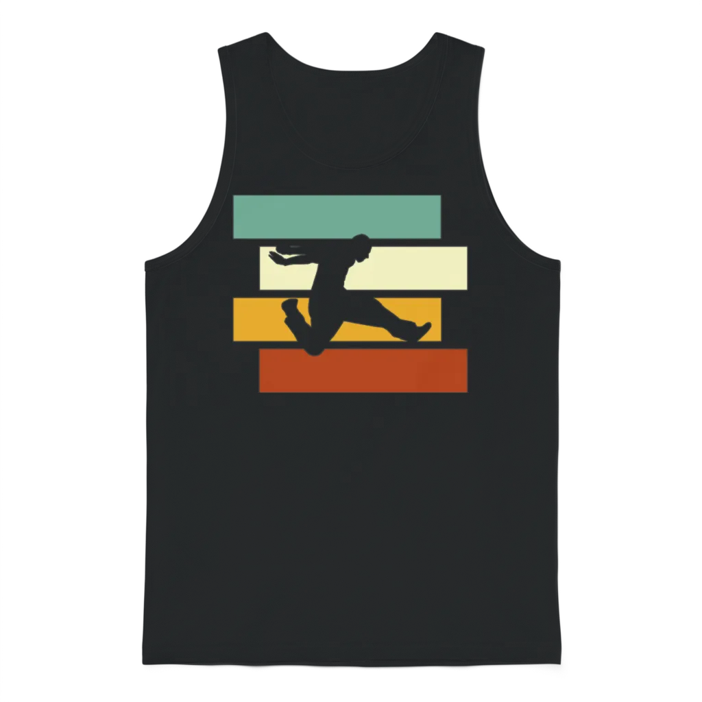 Parkour Retro Unisex Tank Top - Black