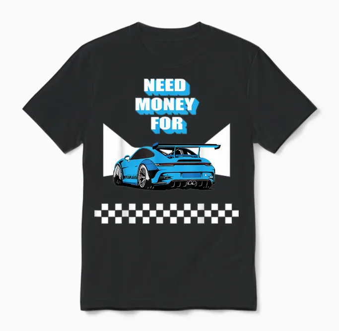 Voiture De Course D'ingénierie 911 Gt3 Rs Se Driftcar Unisex T-Shirt in Black