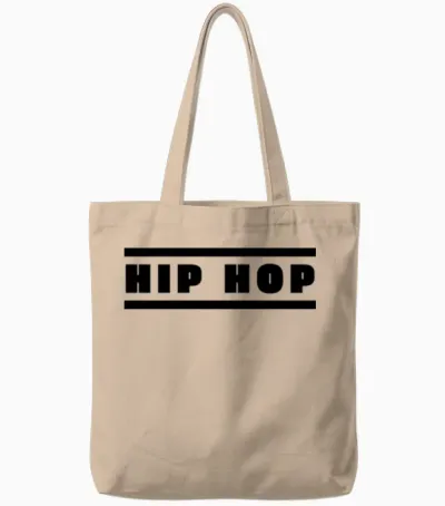 Hip Hop Tote Bags - Natural