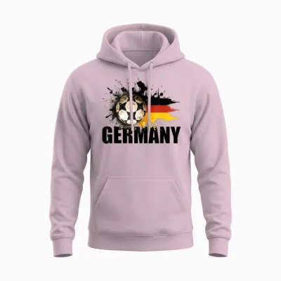 Deutschland Trikot 2026 Deutschland Flagge Germany T-Shirt, White Unisex Hoodie - Light Pink