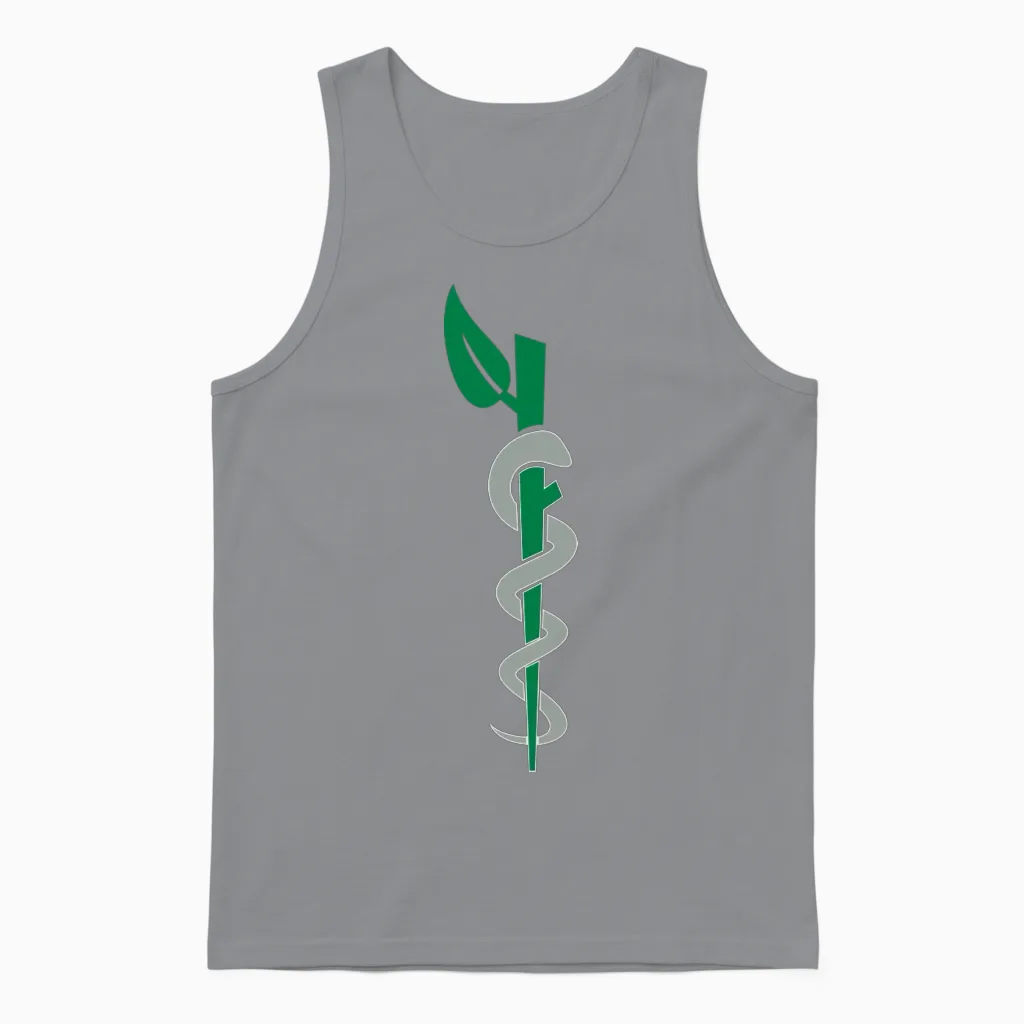 Alternative Practitioner Natural Healing Unisex Tank Top in Sport Grey