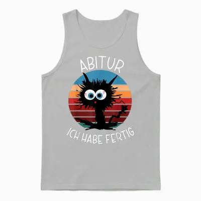 Abitur 2026 Geschafft Bäm Abi Ich Habe Fertig Unisex Tank Top - Ash