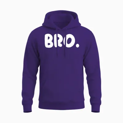 Bro! Unisex Hoodie - Purple