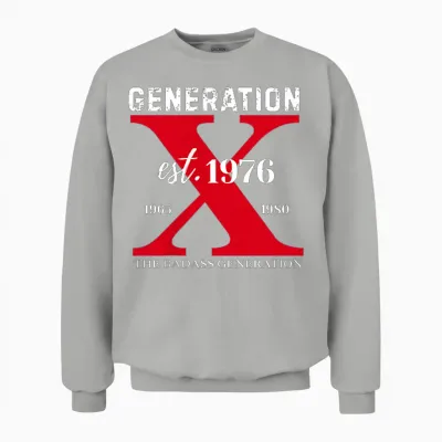 Gen X 1976 "bevor Du Geboren Wurdest, Was Sissie Skull Unisex Sweatshirt - Ash