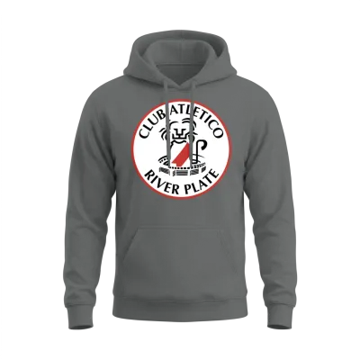 River Plate Unisex Hoodie - Graphite Heather