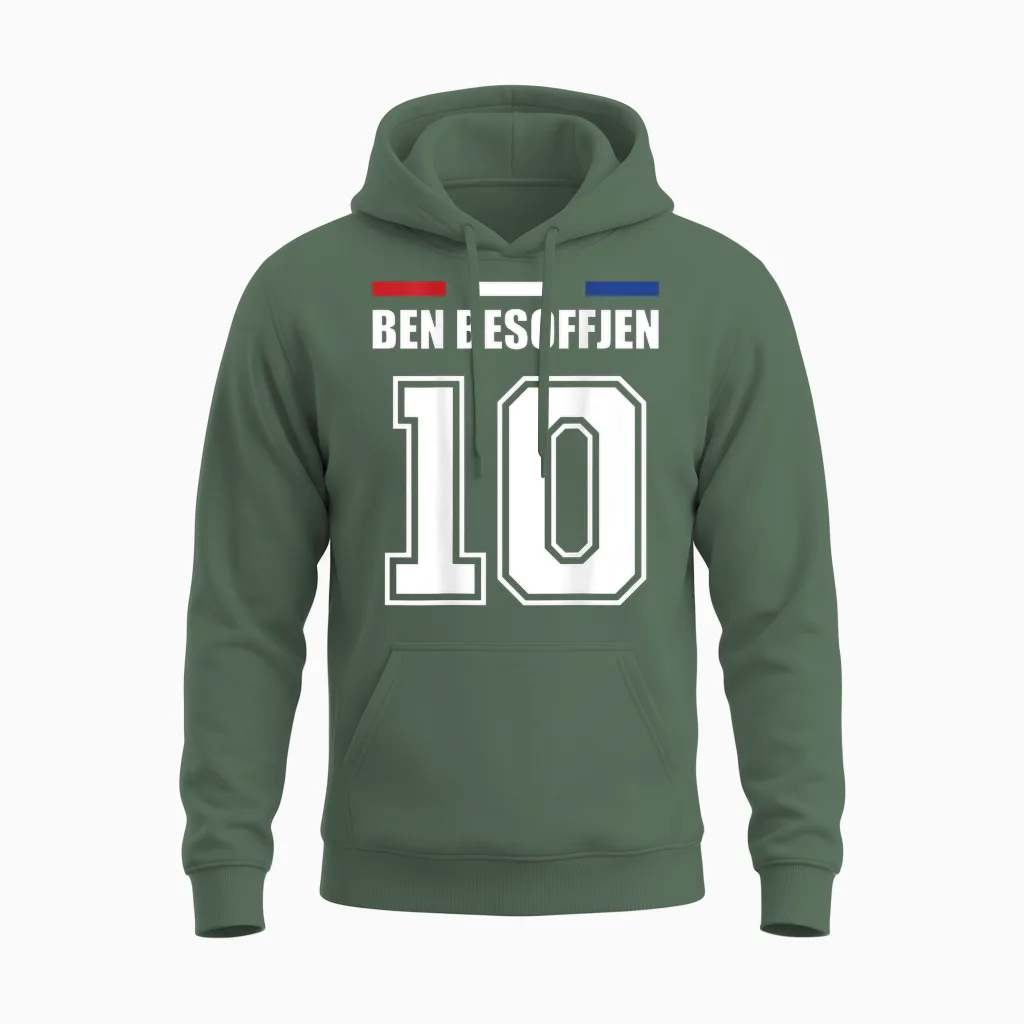 Lustige Namen Holland Trikot Für Mallorca Und Die Party Unisex Hoodie in Military Green