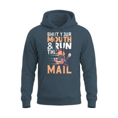 Postal Worker Mail Lady Mail Carrier Postal Unisex Hoodie - Dark Heather
