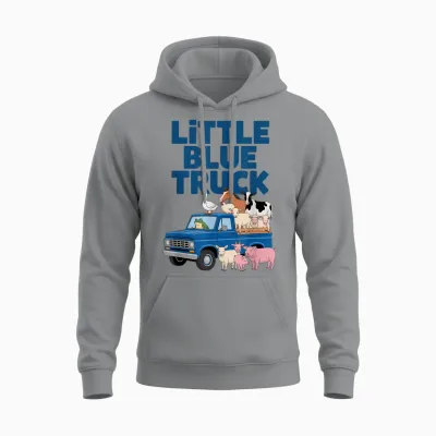 Little Blue Truck Shirt Toddler Animals Little Blue Truck Unisex Hoodie - Sport Grey