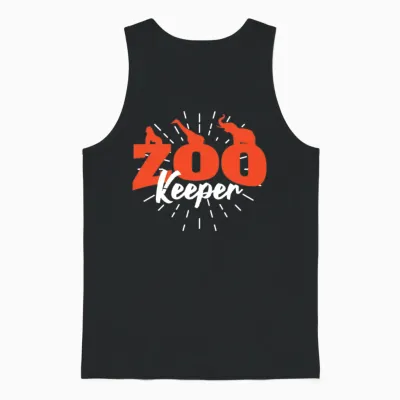 Zoo Keeper Unisex Tank Top - Black