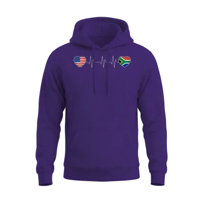 South Africa Unisex Hoodie - Purple