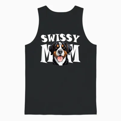 Großer Schweizer Sennenhund Mama Niedlich Swissy Mutter Unisex Tank Top - Black