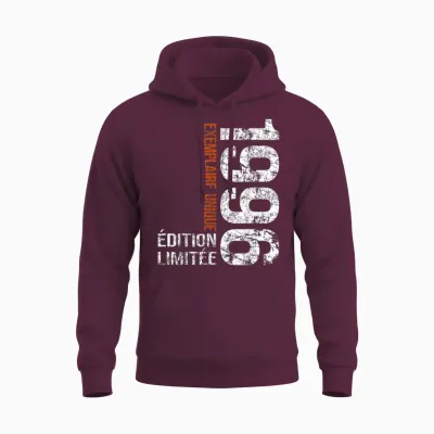 Vintage 1996 Gift 30 Years Man Birthday Humour Unisex Hoodie - Maroon