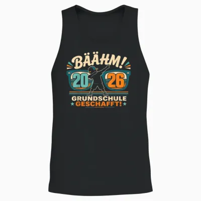 Grundschule Abschluss 2026 Junge Gymnasium Unisex Tank Top - Black