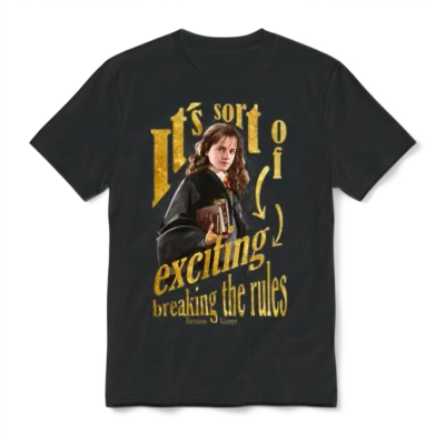Harry Potter Hermione Goes to the Library Unisex T-Shirt - Black