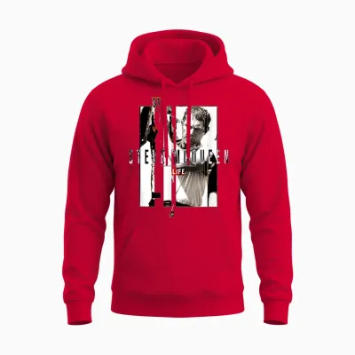 Life Bildersammlung Steve Mcqueen 02 Unisex Hoodie - Red