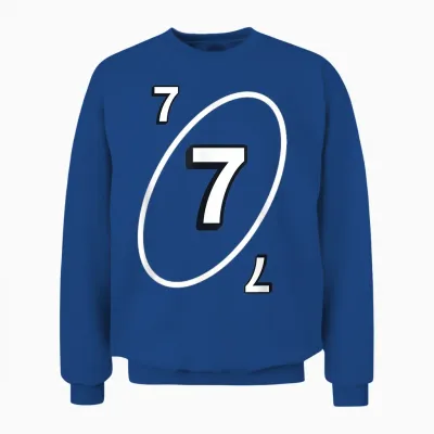 Carte Uno 7 Unisex Sweatshirt - Royal