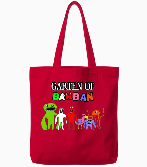 Garten of Banban Tote Bags in Red