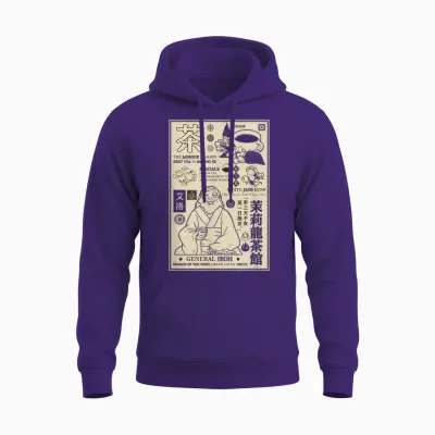 Avatar: the Last Airbender General Iroh Info Unisex Hoodie - Purple