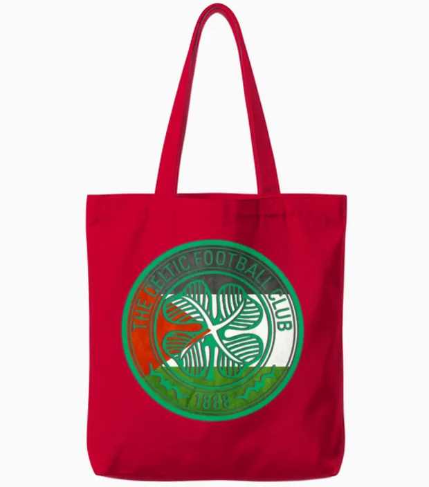 Celtic Palestine Tote Bags in Red