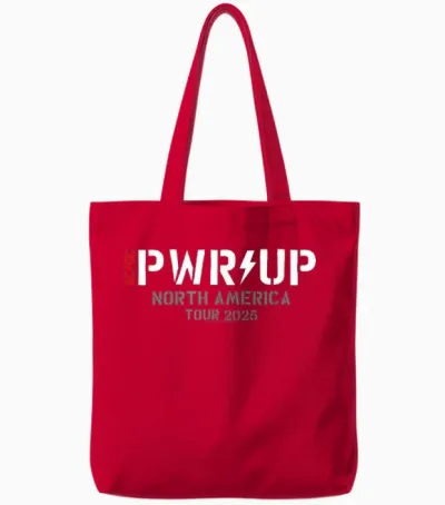 Are You Ready to Ride in North America 2025 T-Shirt, Black, S Tote Bags - Red