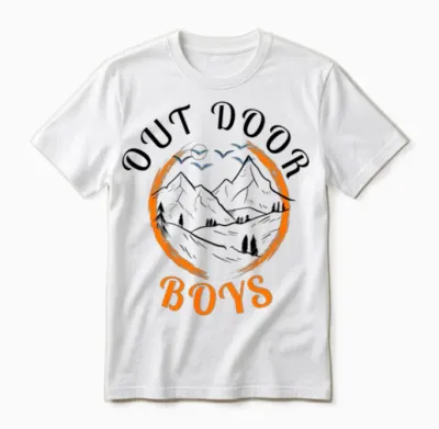 Outdoor Boys Unisex T-Shirt - White