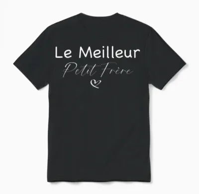 The Best Little Brother Unisex T-Shirt - Black