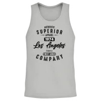 Los Angeles California Republic 1974 Vintage Unisex Tank Top - Ash – 2