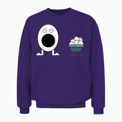 Feed Eggs I Think You Should Leave Comedy Unisex Sweatshirt - Purple