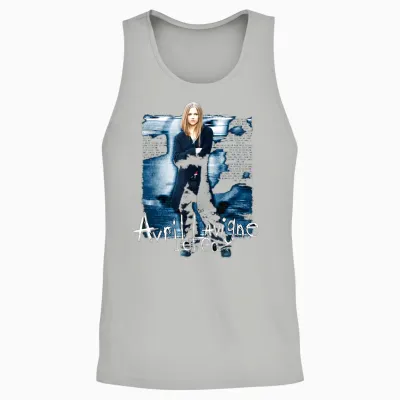 Official Avril Lavigne Let Go T-Shirt, Black Unisex Tank Top - Ash